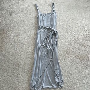Grey Saturn Midi Dress